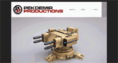 Desktop Screenshot of pekdemir-productions.com