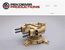 Tablet Screenshot of pekdemir-productions.com